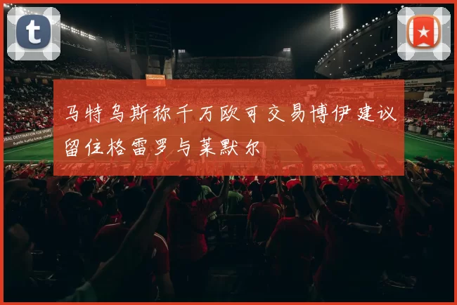 马特乌斯称千万欧可交易博伊建议留住格雷罗与莱默尔